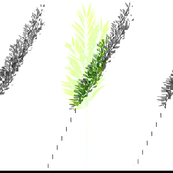 Leaf 85cm White Carnation Pink Peony and Fern in Glass Vase