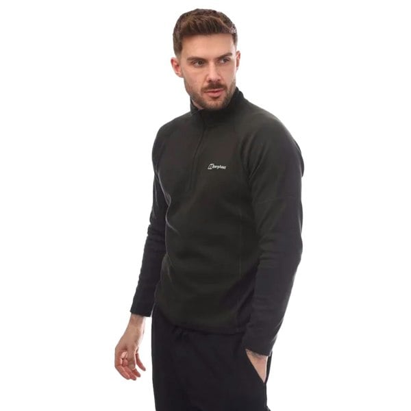 Berghaus Mens Cuerden Half Zip Fleece Top - Black