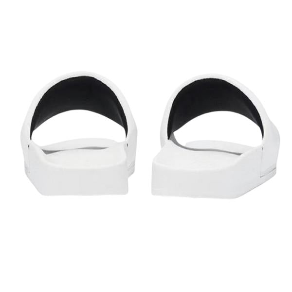 Boss Unisex Adult Rubber Open Toe Casual Flat Slides - White - 