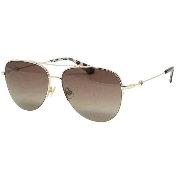 Kate Spade Brown Gradient Polarized Lens Havana Brown Sunglasses