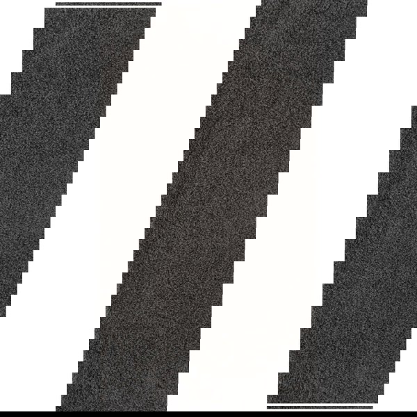 Dark Grey Shaggy Rug High quality Plain Design