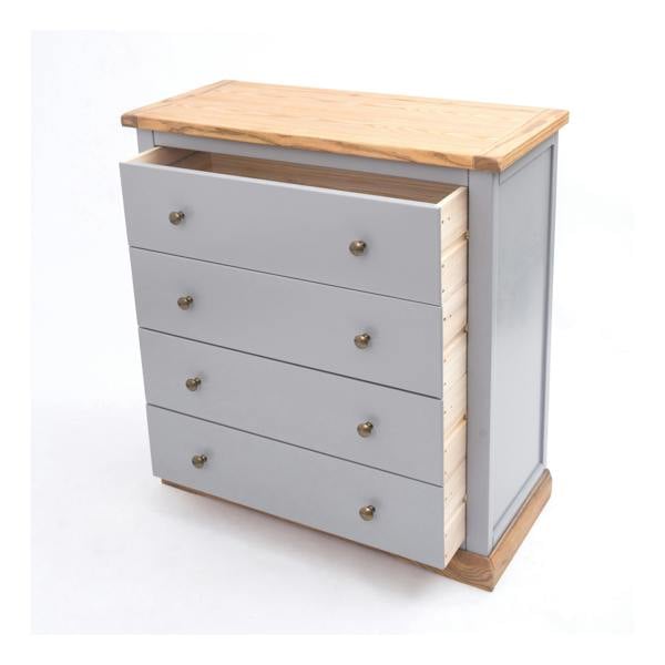 Cabinet Bits Bicarri 4 Drawer Chest of Drawers Brass Knob