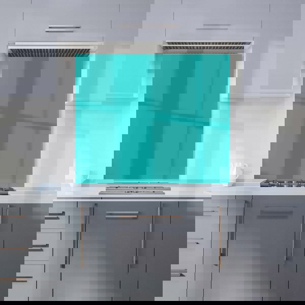 Warren Reed - Designer Teal Blue Kitchen Splashback
