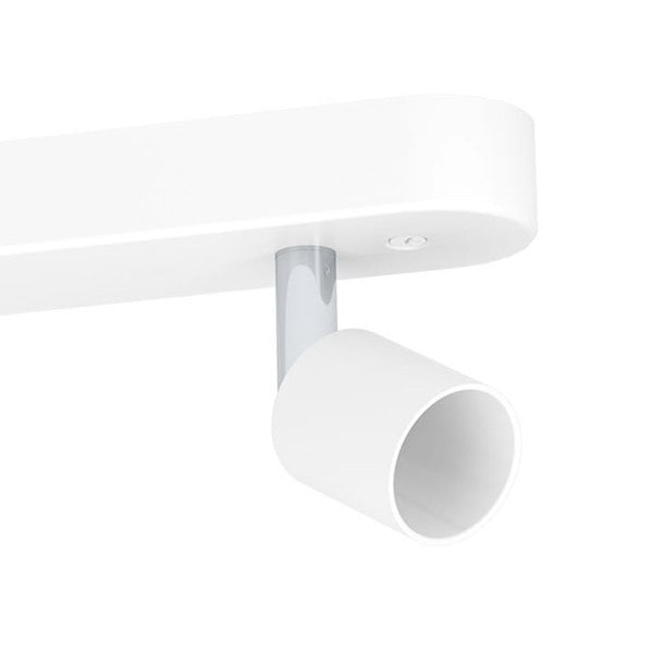 EGLO Basic Stecci-E White Plastic Eco-Friendly 2-Light Spotlight