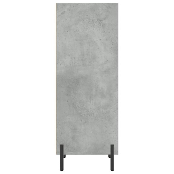 Berkfield Sideboard Concrete Grey 34.5x32.5x90 cm Engineered Wood