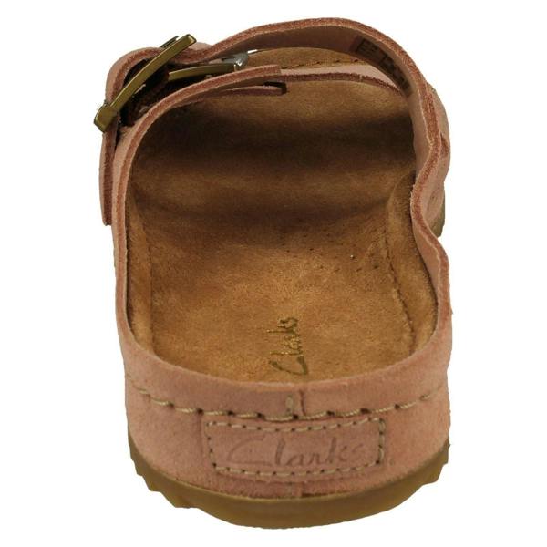 Clarks Ladies Clarks Adjustable Dual Strap Mule Sandals Brookleigh Sun