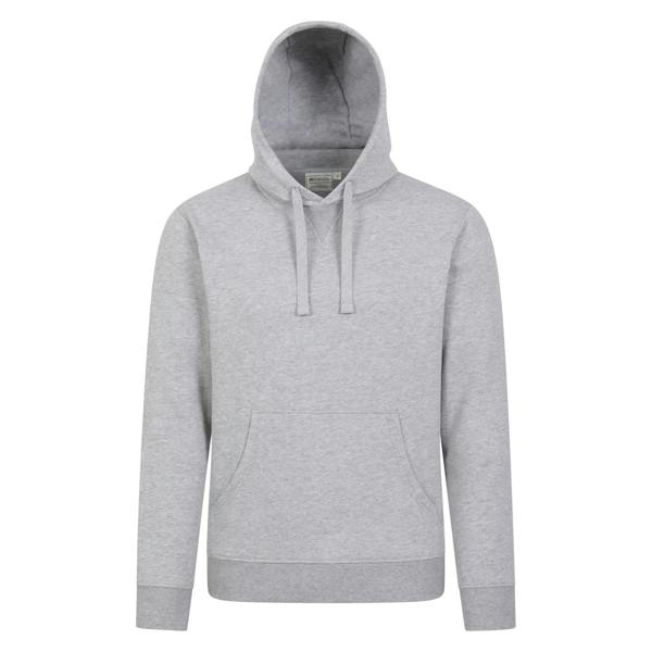 Mountain Warehouse Mens Dorset Plain Hoodie - Light Grey - 
