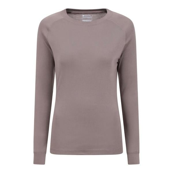 Mountain Warehouse Womens/Ladies Talus Long-Sleeved Top - Dark Beige - 