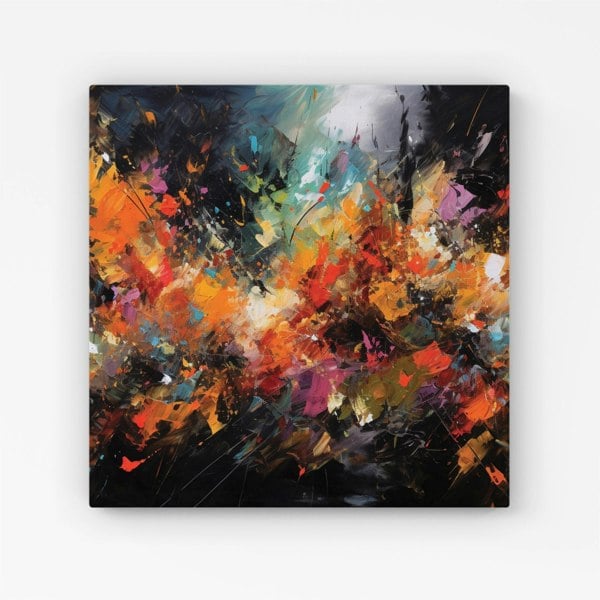 Warren Reed A Vibrant Abstract Painting Canvas