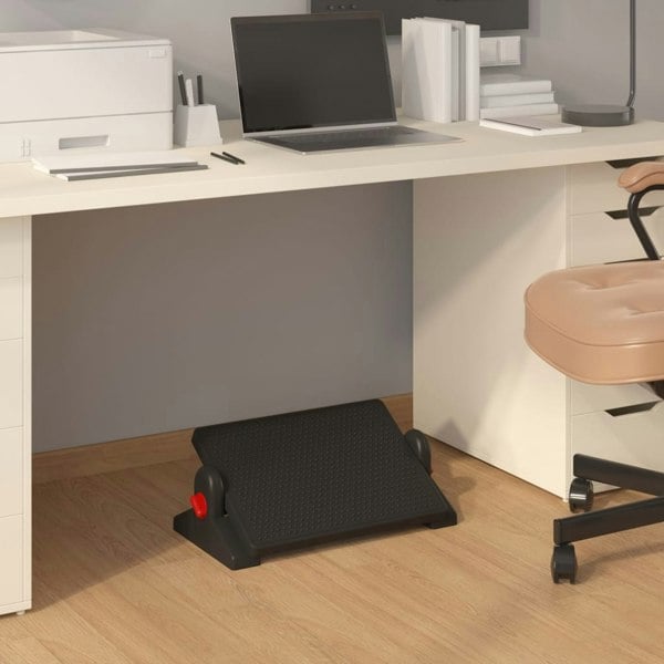 Berkfield Footrest Black 50x30.5x17 cm