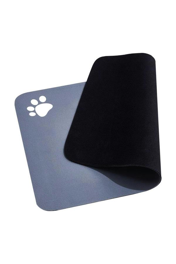 Living and Home Dark Grey Washable Diatom Mud Pet Mat With Nonslip Bottom