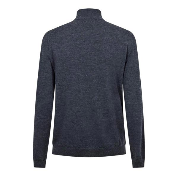 Boss Mens Full Zip Cardigan - Medium Grey - 