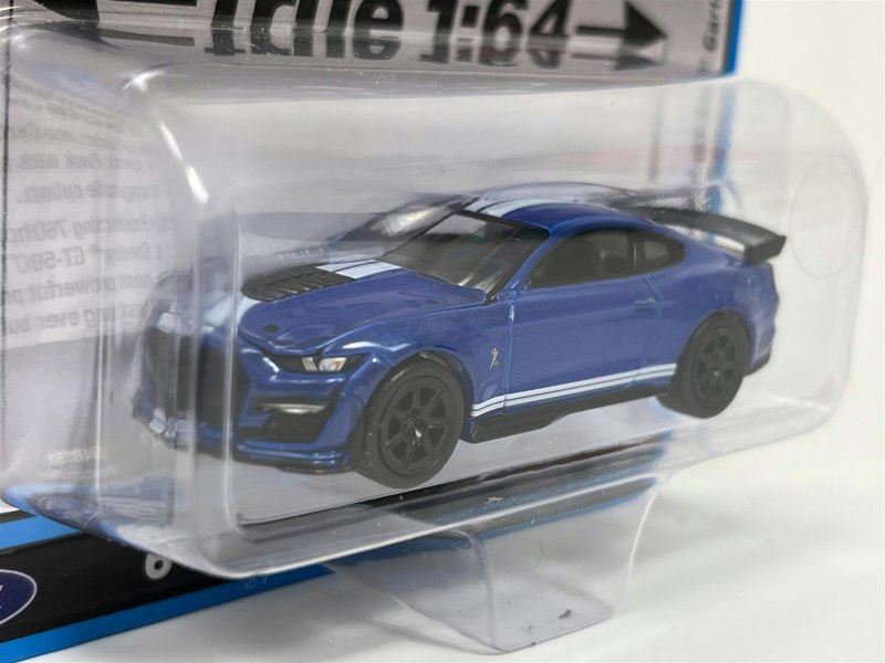 Autoworld 2021 Shelby GT500 Carbon Fibre Track Pack Velocity Blue 1:64 Autoworld AW64382A