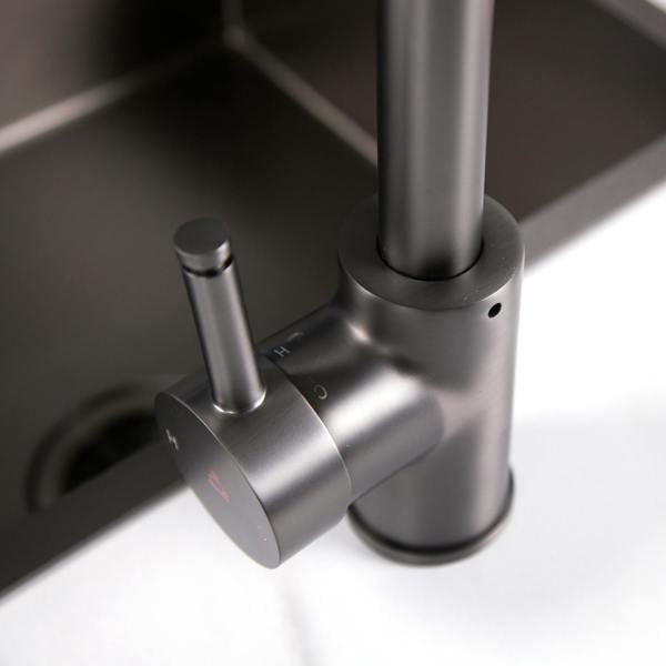 Flode Solo | Single Lever 3 in 1 Instant Boiling Tap | Gun Metal Finish