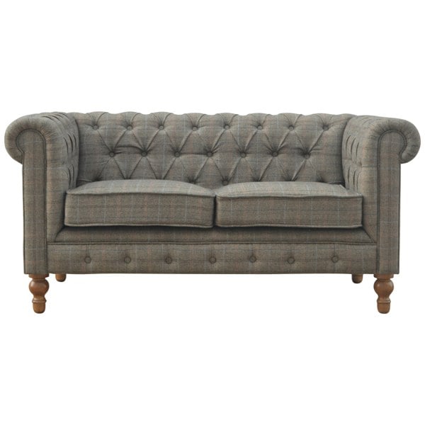 Artisan Furniture Multi Tweed 2 Seat Chesterfield