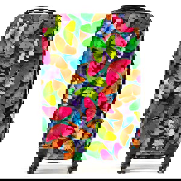 Warren Reed Rainbow Butterflies Suitcase