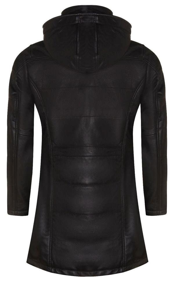 Infinity Leather Women's Leather Quilted Parka Coat-Allentown