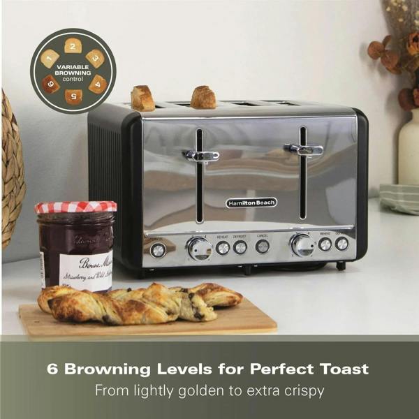 Hamilton Beach Harmony 4 Slice Toaster - Espresso