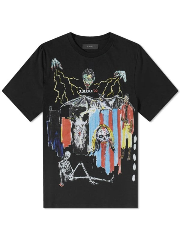 AMIRI BLOOD 38 TEE BLACK
