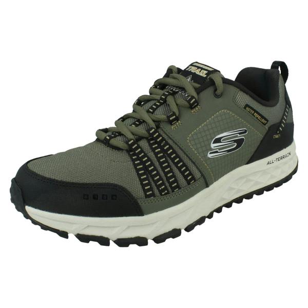 Skechers Mens Skechers Lace Up Walking Shoes - Escape Plan 51591