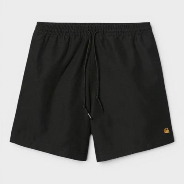 Carhartt WIP Chase Swim Trunks Black Gold