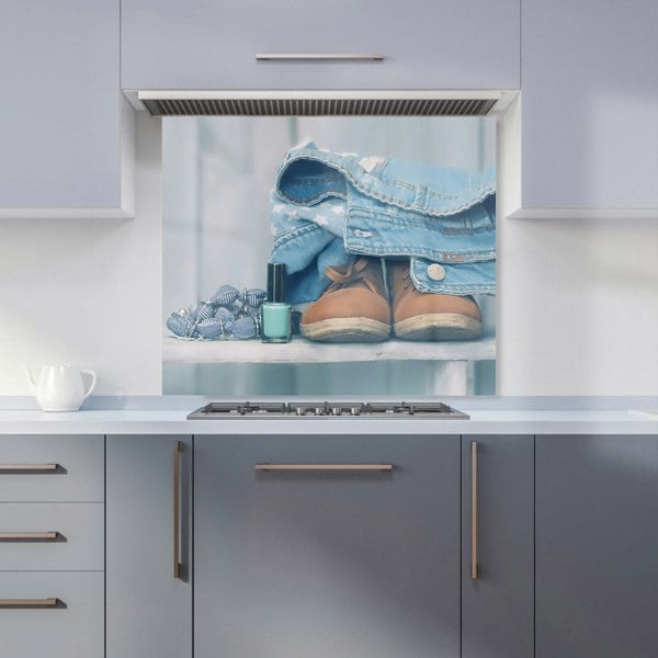 Warren Reed - Designer Shoes On The Bench Kitchen Splashback