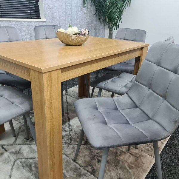 Kosy Koala Dining Table Set with 6 Chairs Dining Room and Kitchen table set of 6