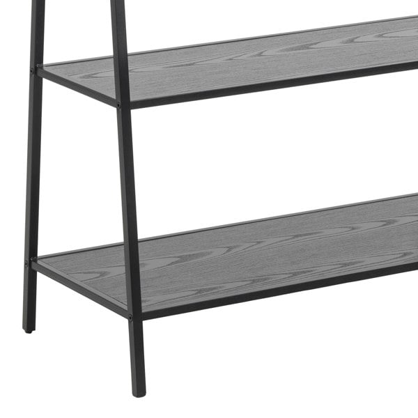 Furniture To Go Seaford Clothes Rack with 2 shelves in Black