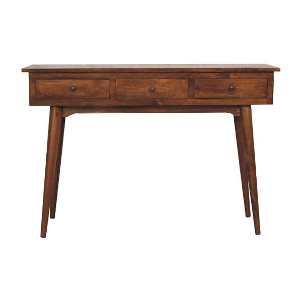 Wyld Haus Saint Paul de Vence Large 3 Drawer Chestnut Console