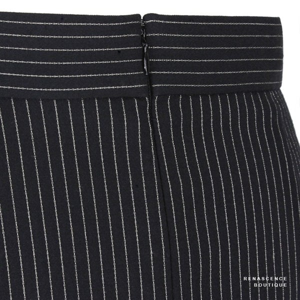 A Stella McCartney elegant mini skirt in a pinstripe fabric