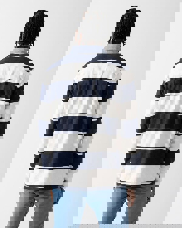 GANT Mens Regular Fit Chambray Stripe Heavy Rugger - 113 Eggshell