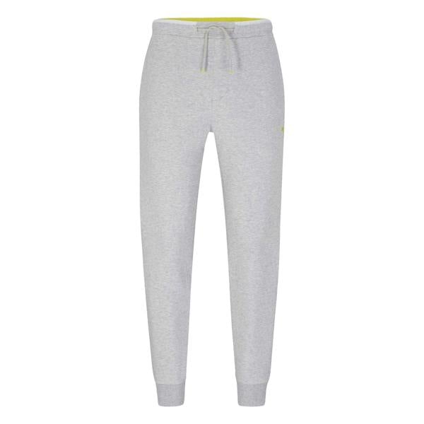 Hugo Boss Mens Hadiko 1 Side Stripe Jogging Bottoms - Light Grey - 