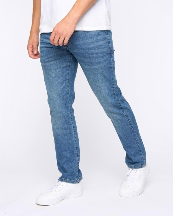 Bewley & Ritch Newbury Straight Fit Jeans Mid Wash