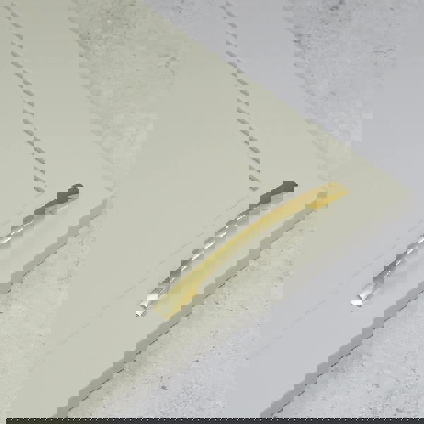 Handle & Home Brushed Brass Bow Handles