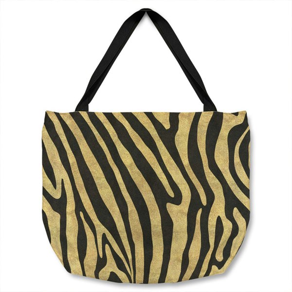 Benjamin Tate Design Golden Zebra Tote bag