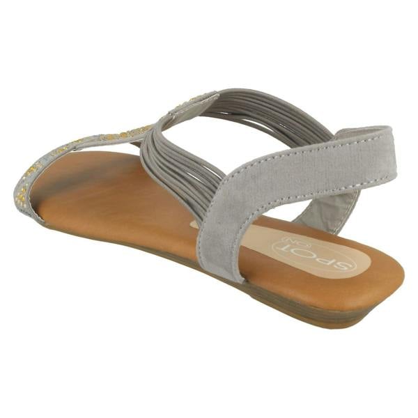 Spot On Ladies Spot On Flat Sandals