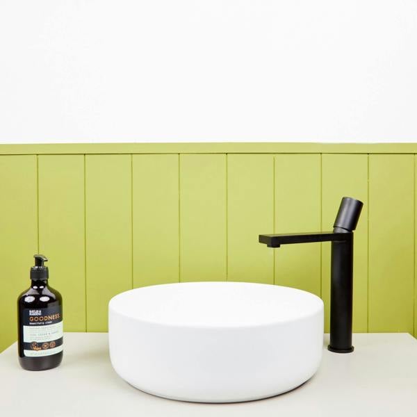 Flode Limingen | High Rise Mono Basin Mixer Tap | Matt Black