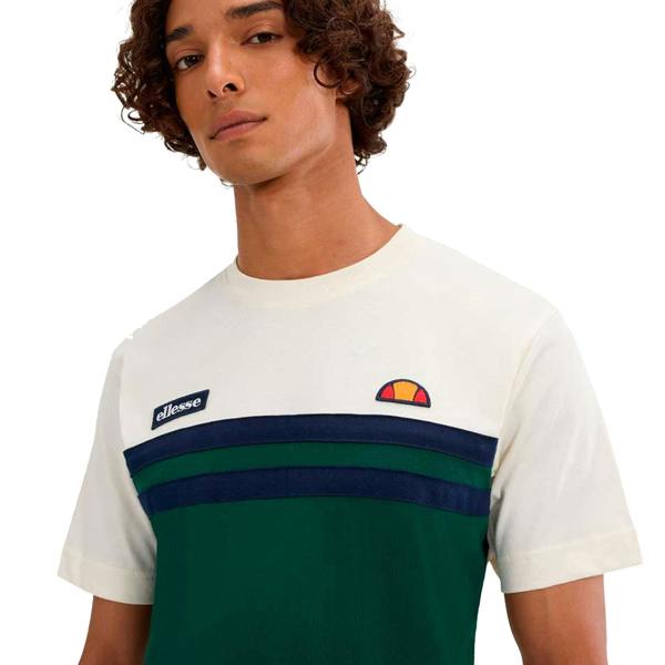 Ellesse Venire T-Shirt Off White/Dark Green