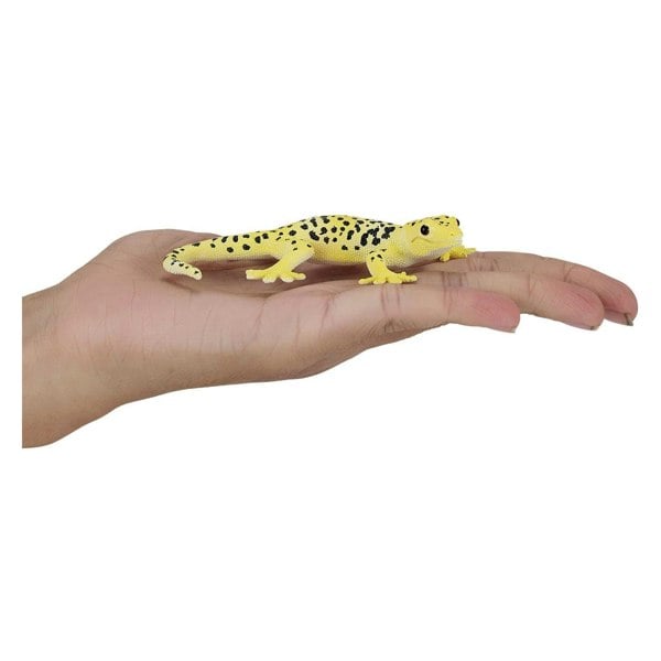 Mojo Fun Leopard Gecko Reptile Toy Figure 9 cm Length Approx - 381077