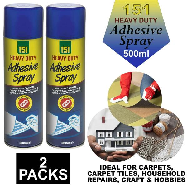 151 2X Multipurpose Adhesive Glue Spray 500ml