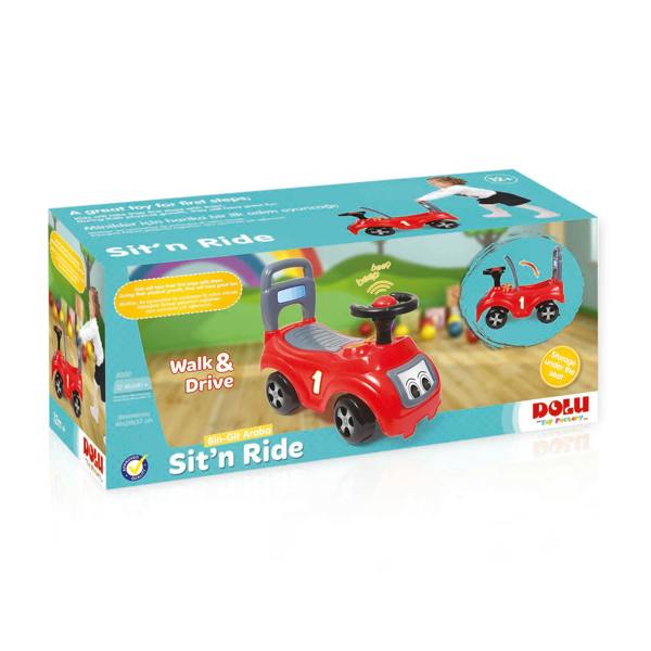 Dolu Toddler Kids Sit N Ride Toy Car, Red - 1 Year+