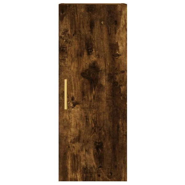 Berkfield Wall Mounted Cabinet Smoked Oak 34.5x34x90 cm