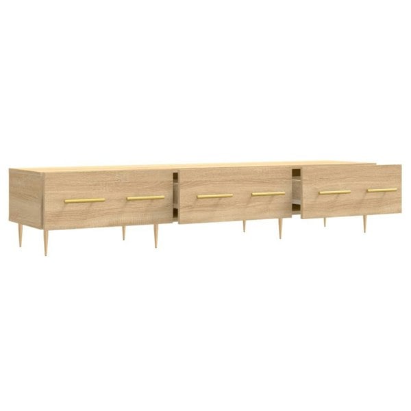 Berkfield TV Cabinet Sonoma Oak 150x36x30 cm Engineered Wood