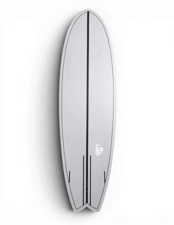 Cortez Prism Cubin Surfboard Grey 6'6"