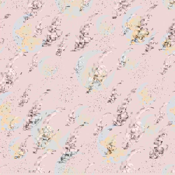 Bedtime for Bunny and Bear Lampshade, Pink freeshipping - Big Little Bedrooms