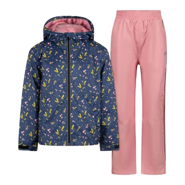 Trespass Childrens/Kids Kinley Rain Suit - Blue Tone - 