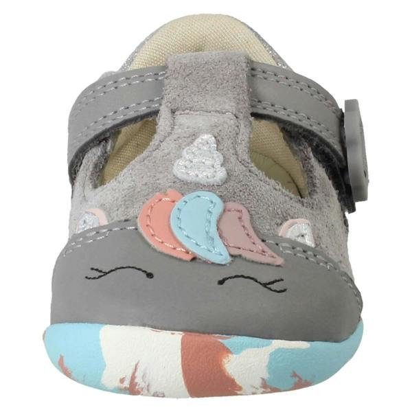 Clarks Girls Clarks Pre Walking T-Bar Shoes Roamer Myth