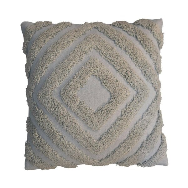 Wyld Haus Set of 2 Apricale Grey Diamond Cushion Covers