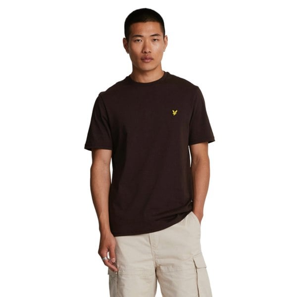 Lyle & Scott Mens Plain T-Shirt - Sediment