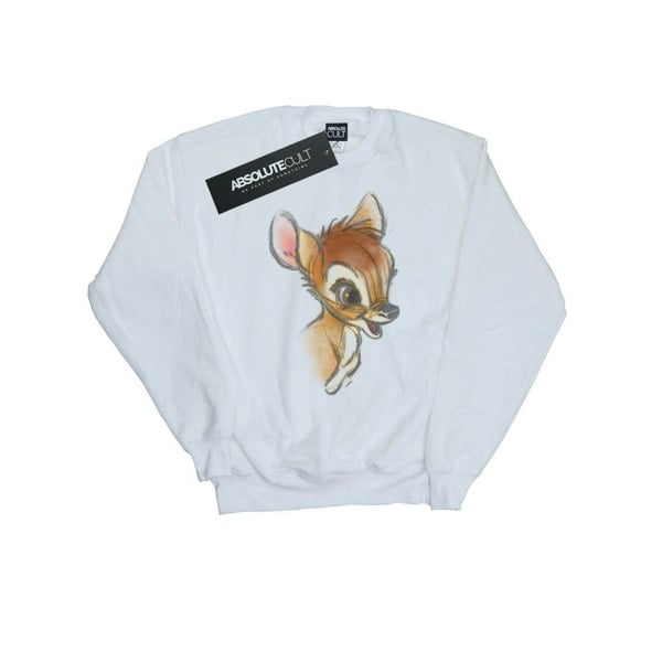 Disney Girls Bambi Drawing Sweatshirt - White